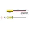Quarton Laser Module VLM-650-29 LPT Cross Red Laser Line Generator