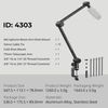 SmallRig Mic Boom Arm Microphone Stand with Desk Mount Clamp 4303