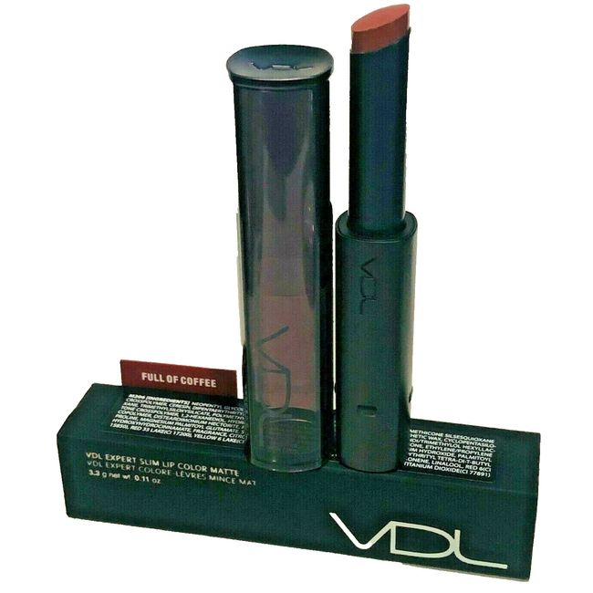 VDL Expert Slim Lip Color Matte 206 FULL OF COFFEE