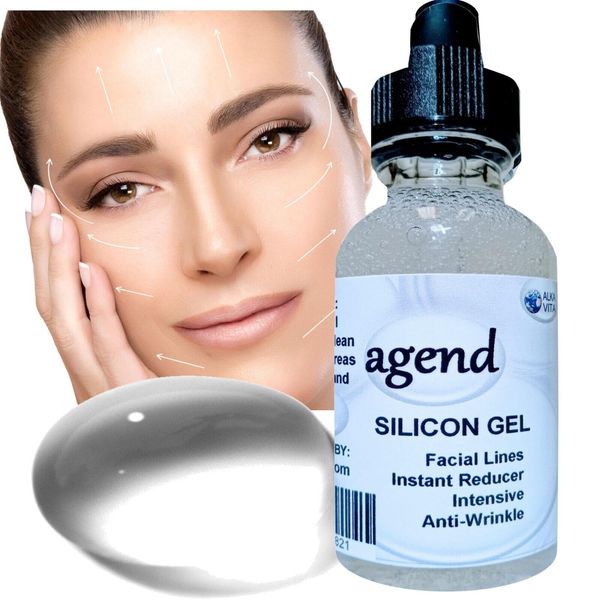 agend SILICON GEL Facial Lines Instant Reducer Collagen Hyaluronic Acid ALKAVITA