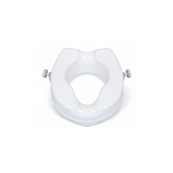 Alerta Raised Toilet Seat - 2"or 6" - Toilet Seat Raiser - 200kg - Toilet Aids (2" Raise)