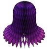 Devra Party 3-Pack 9 Inch Honeycomb Tissue Paper Bell (Purple)