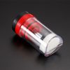 sourcing map Bee Queen Marker Bottle, Plastic Portable Queen Bee Cage Beekeeper Tool for Beekeeping Equipment Red