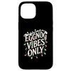 iPhone 15 Christmas Drink Eggnog Vibes Only Case