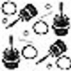 Qty(4) Front Upper & Lower Ball Joints Fits 2002-2005 Ford Explorer Mountaineer
