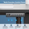 55"x24" Black Modern Height Adjustable Electric Standing Desk Home Office Table