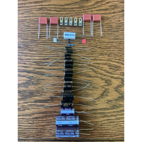 Dynaco PAT4 Complete Recap Kit High-Quality Preamplifier Rebuild Can Cap Too!
