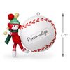 Hallmark Keepsake Personalized Christmas Ornament 2018 Year Dated, Baseball Star Sock Monkey