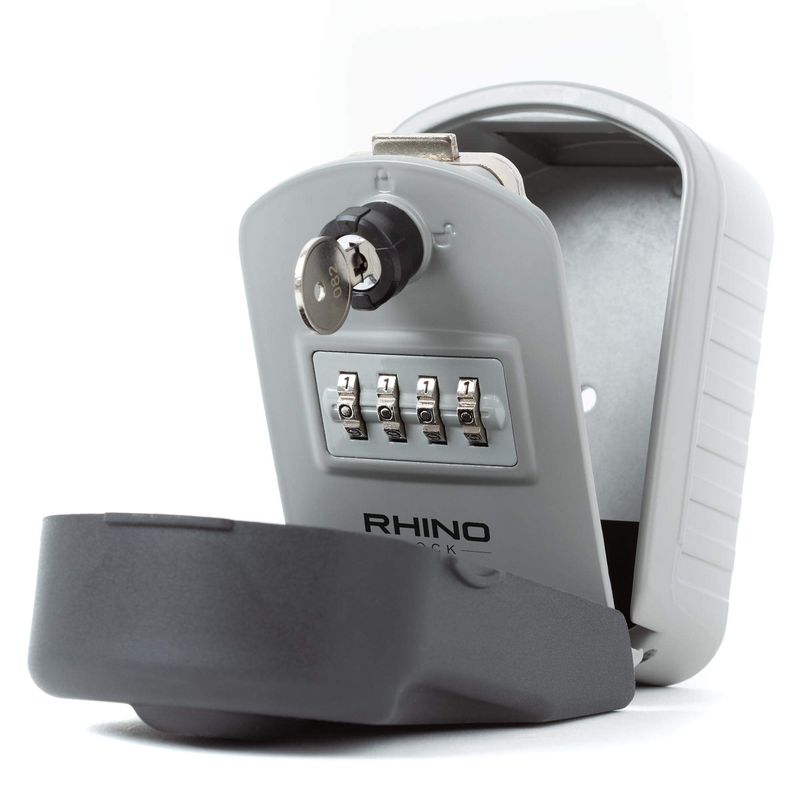 Rhino Lock Secure Pro - Combination Key Safe Wall Mounted - Lock Box ...