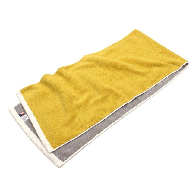 Imabari Towel Sports Towel Iori Hoshi Reversible Swim Towel 9.8 x 43.3 inches (25 x 110 cm) (NEW Yellow)