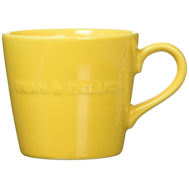 DEAN&DELUCA Morning Mug Caramel Yellow Mug Microwave Safe Dishwasher Safe Tableware Coffee Tea ‎9.5x13x8.5cm