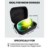 OutdoorMaster Ski Goggles Case, Hard EVA Snow Goggles Box, 18 x 13 x 8 cm, black