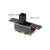 Rebower Latching Slide Control Switch Slide Switch Toggle Switch Current Flow Control 3 Pin 1P2T for Electronic Project 4mm 30pcs