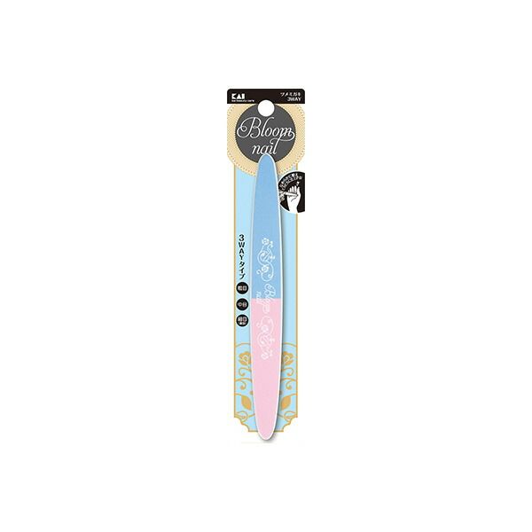 Set of 4 HC3611 Nail File 3WAY Kai Nail Care Nail Clippers Hygiene Products Daily Necessities Grooming Tweezers Cosmetics First Aid Kit Medical Nail File New Life Beauty Kai Razor Scissors