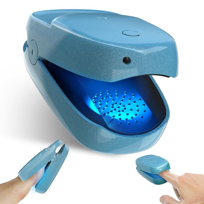 Nail Machine, Nail Care, Foot Care, Nail Cleaning Device, 470 & 905 nm, Blue Light Light, Auto Off After 7 Minutes, Foot Care, Nail Care, Portable Nails, Hand Care, Foot Care, Home Use, Gift, Present
