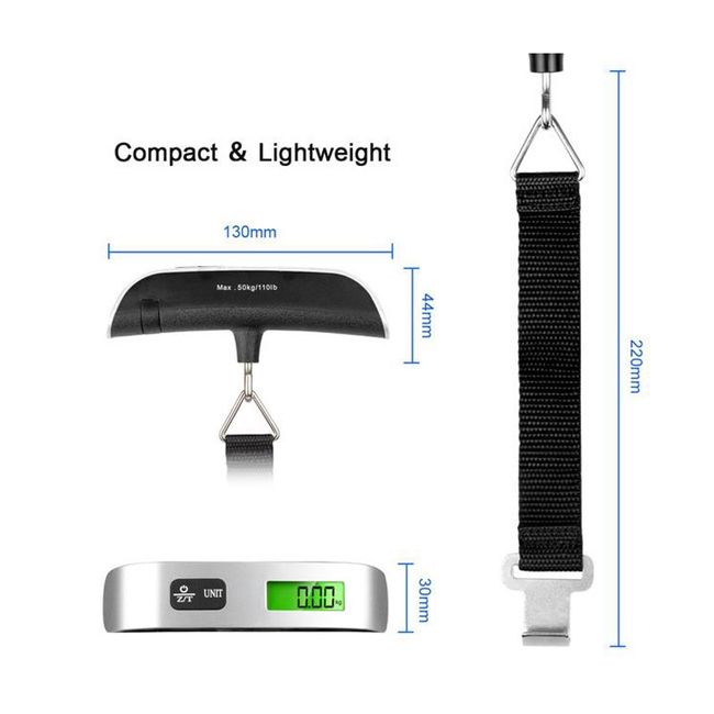 Digital Suitcase Weight Scale  Scale Travel Suitcase - 50kg X 10g