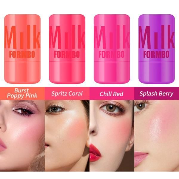 Milk Makeup Blush Stick Lip Tint Cooling Water Jelly Watercolor Multipurpose Matte