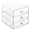 iDesign 3-Drawer Clarity Eyeglass Case, Clear