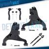 Front Lower Control Arm + Inner Outer Tierod for QX56 Titan Armada