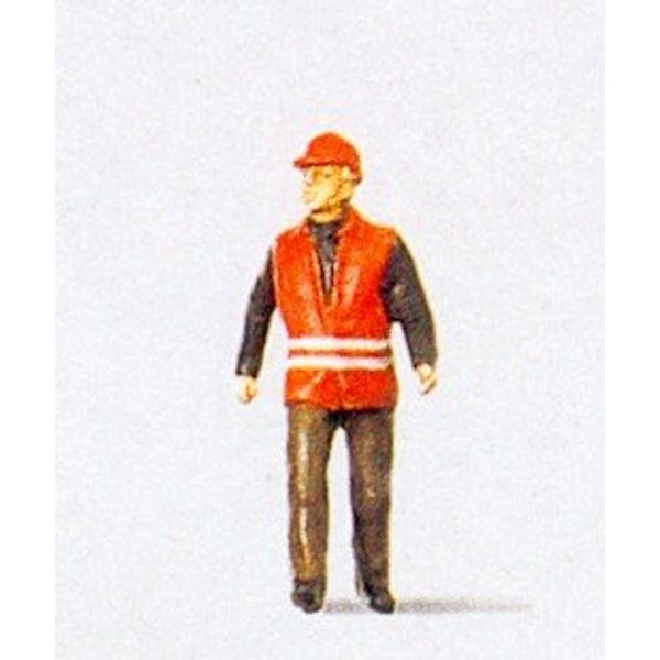 GAUGEMASTER CONTROLS LTD PREISER - Rail Worker In HighVis Jacket