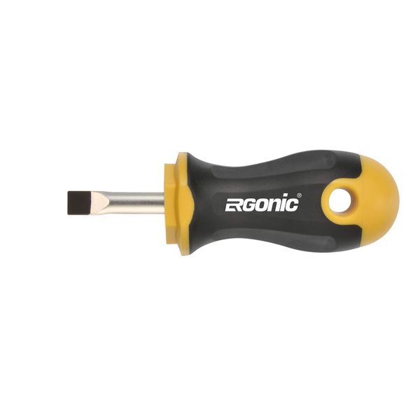 Felo 0715761509 Ergonomic 7/32" Slotted Stubby Screwdriver