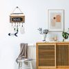 SRIWATANA Mail Key Holder for Wall, Mail Organizer Wall Mount, Small Size, Black