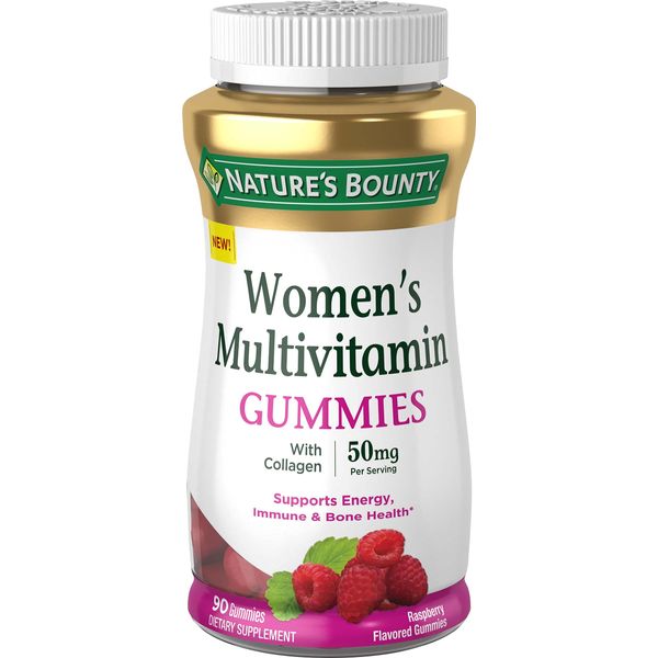 Nature's Bounty Women Multivitamin, Vitamin Supplements for Adults, Fruit Flavored, 90 Gummies