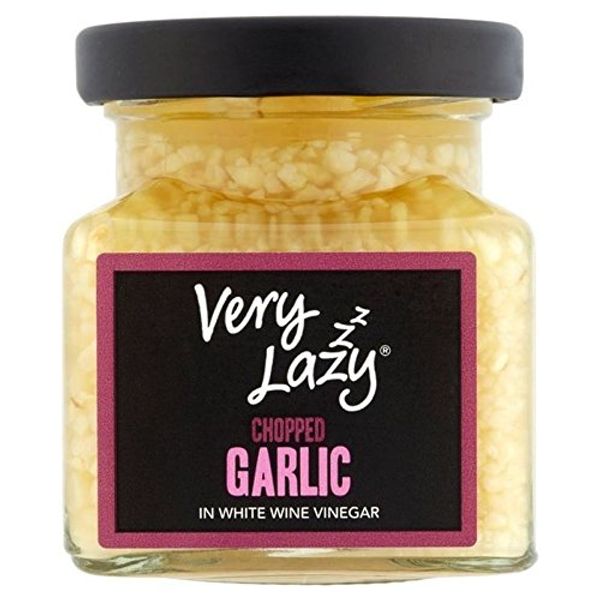 Very Lazy Chopped Garlic in White Wine Vinegar 125g - Pack of 2