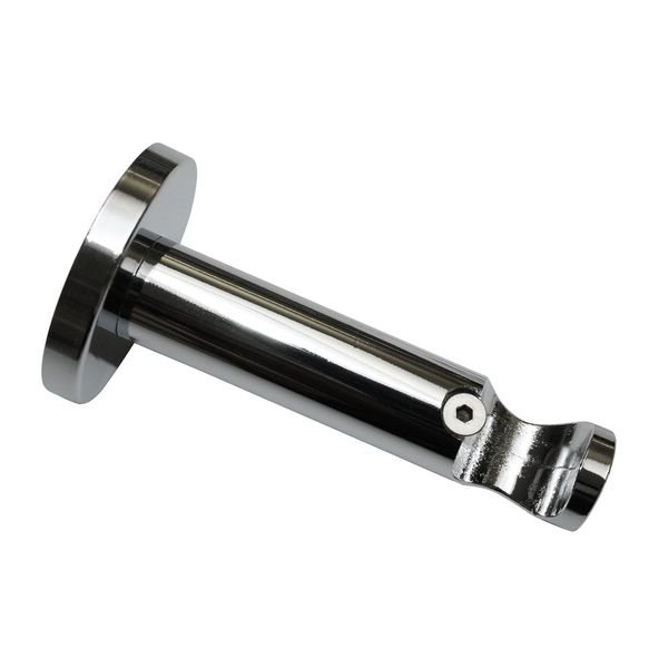 Gardinia Bracket Ø 20 mm Chrom 8, Metal Chrome, 8 cm
