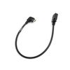 System-S Micro-USB 90° right angle angled plug to mini USB connector approx. 27 cm data charging cable