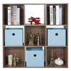 Organizer Kitchen Bedroom Storage Rack Shelving MDF Shelves 9 Cube