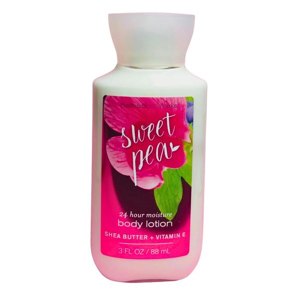 Bath & Body Works Mini Travel Size Body Lotion, 3oz Each Bottle (Sweet Pea)