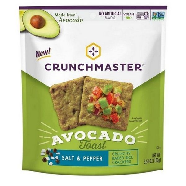 Avocado Toast Salt And Pepper Crackers 3.54 Oz(Case Of