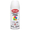 Krylon K05150207 ColorMaster Paint + Primer, Flat, White, 12 oz.