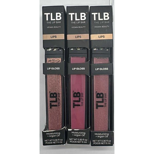 3PC The Lip Bar Lip Gloss SET ~ 0.30 FL OZ EACH ~ READ ~ FAST SHIPPING