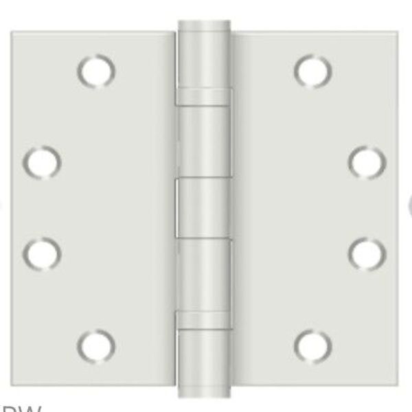 Deltana 4.5" H x 4.5"  Single Door Hinges Pack of 3 S45BBU26D Satin Chrome TF