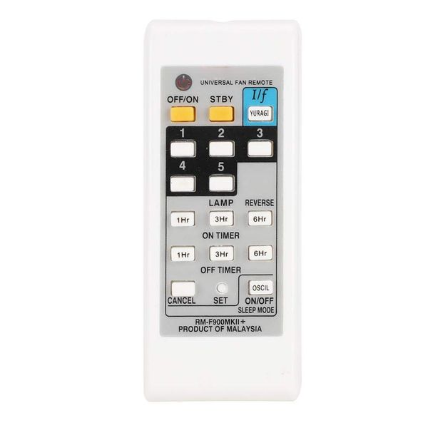 Universal Electric Fan Remote Control Replacement Suitable for KDK ELMARK