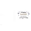 Uncle Birthday Card - Size 6" X 8"