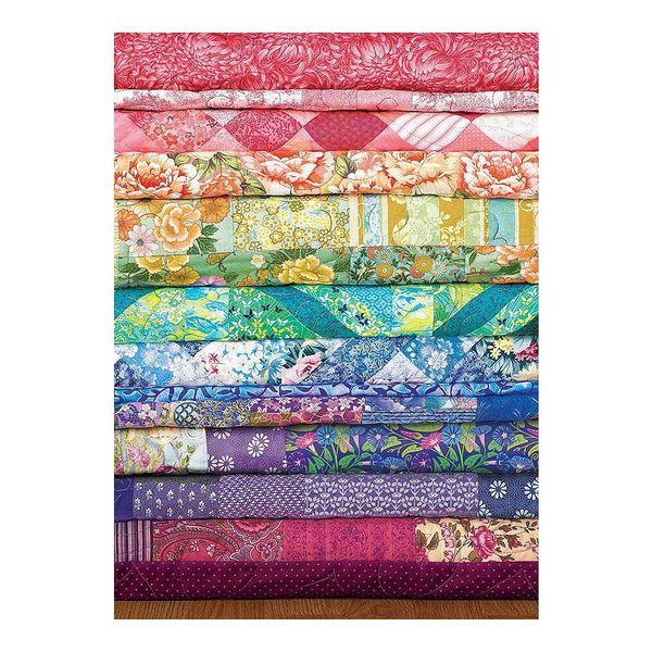 Cobble Hill 1000 Piece Puzzle - Comfortable Rainbow - Sample Poster Included