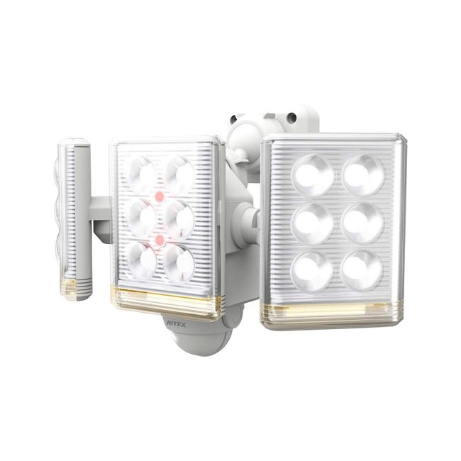 Musashi RITEX Free Arm Mini LED Sensor Light (9W x 3 Lights), Outlet Type, LED-AC3027, White