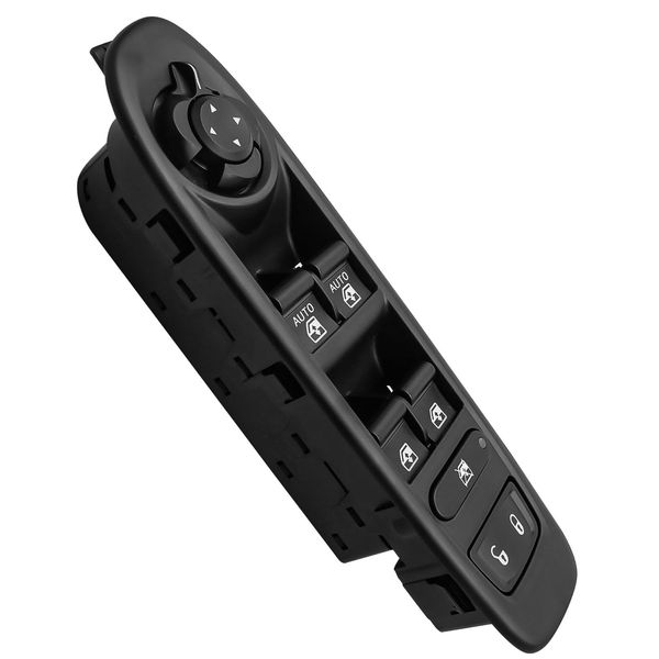 Front Left Door Window Switch Fit for Jeep Compass 2017-2021, Driver Side Master Window Mirror Power Switch with Folding Assembly Replace 6BZ27LXHAA