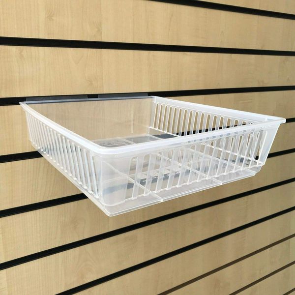 Crate Box Storage Box Slatbox Shelf Box Slatwall Display (Medium)