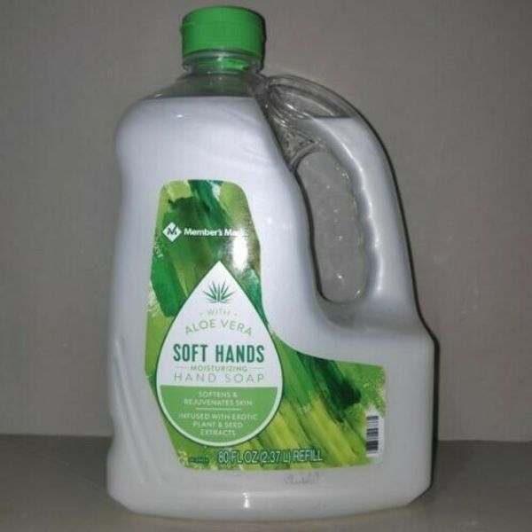 Member's Mark Hand Soap with ALOE VERA Soft Hands Moisturizing Refill (80 fl oz)