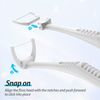 Dental Floss Picks, Clean Dental Flossers Kit with 2 Handle and 180 Extra Strength Refills