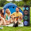 8000W Powerful Sound System Triple 8" Bluetooth Party Speaker AUX/TF/USB/FM/TWS