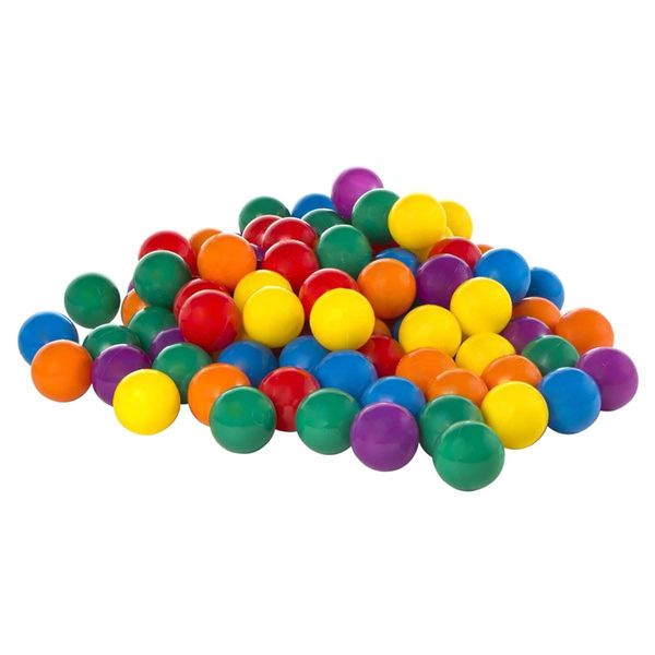 100-Pack Intex Small Plastic Multi-Colored Fun Ballz For A Ball Pit (Used)