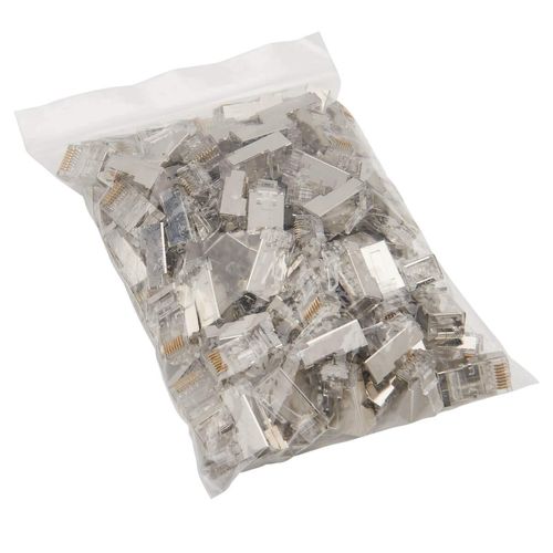 Tripp Lite Ca6 RJ45 Pass-Through FTP Modular Plug 100 Pack (N232-100-FTP)
