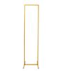 6 ft Gold Rectangular Metal Floral Display Frame Wedding Backdrop Stand Party