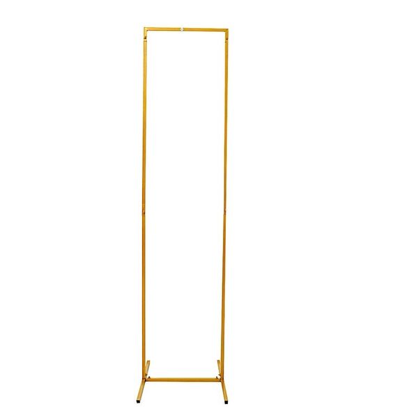 6 ft Gold Rectangular Metal Floral Display Frame Wedding Backdrop Stand Party