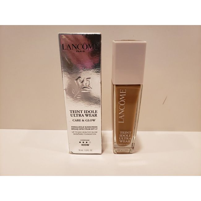 Lancome ~ Teint Idole Ultra Wear Care & Glow Liquid Foundation ~400W ~ 1 oz~2/24